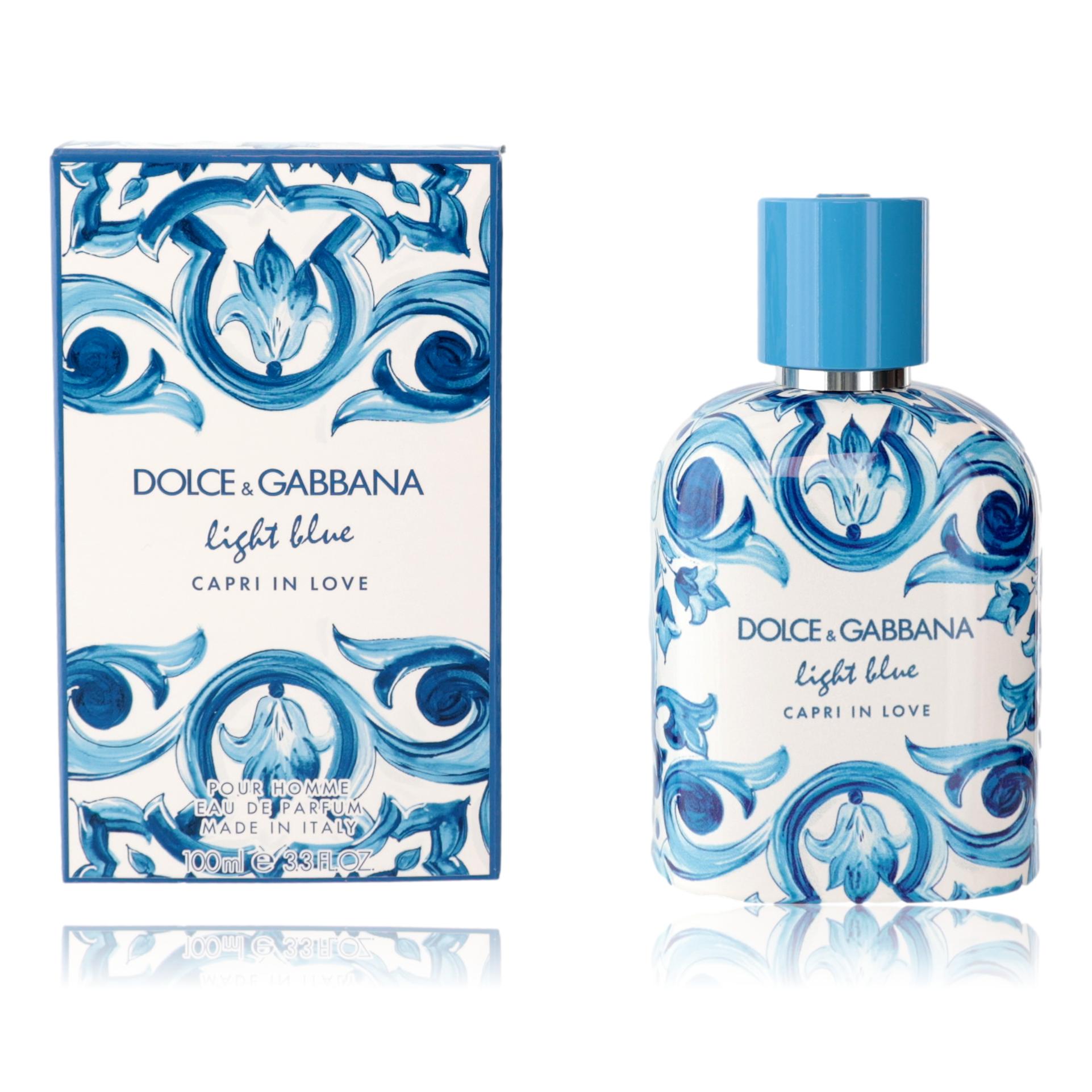 Light Blue Capri In Love by Dolce & Gabbana, 3.3 oz EDP spray for Men 